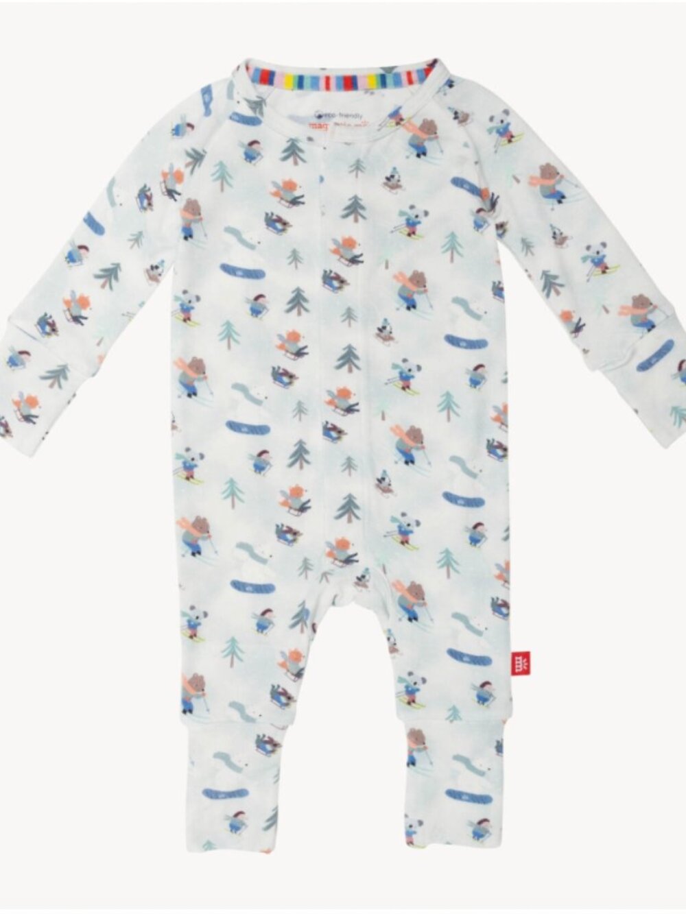Magnetic Me Tis the Ski-Son Modal Magnetic Convertible Coverall 0-3M